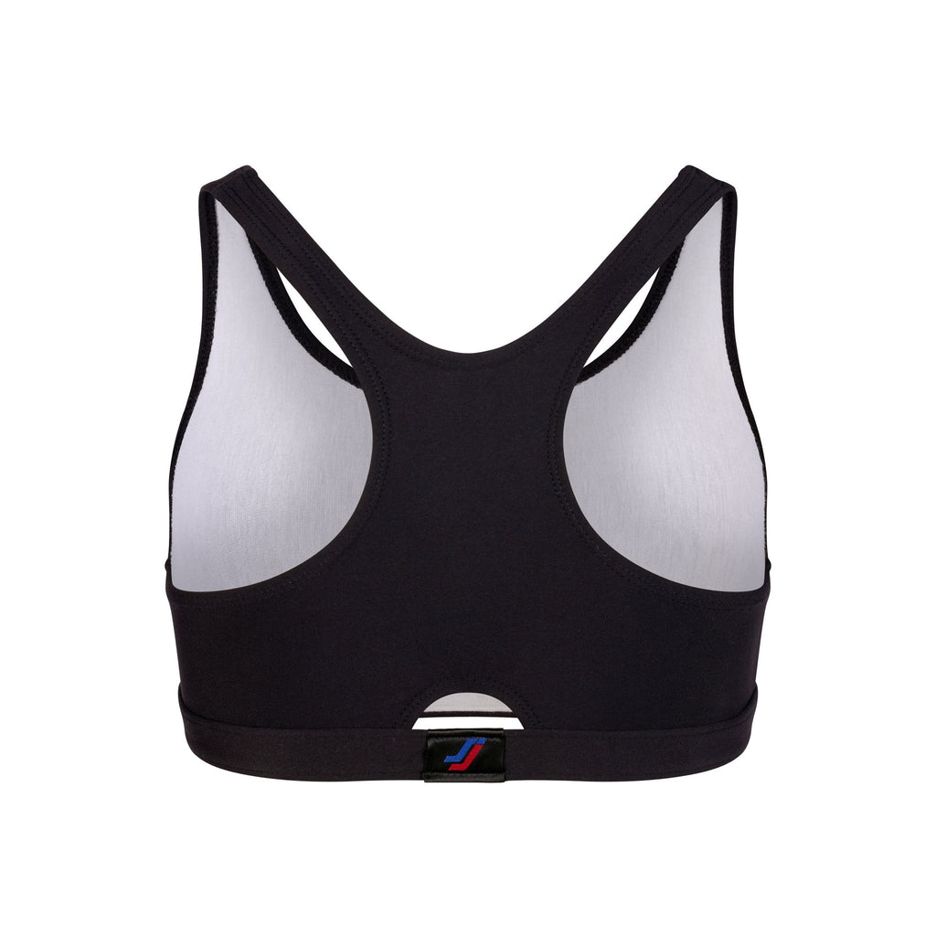 SportJock Cotton Action Sports Bra - Black - L,  price tracker /  tracking,  price history charts,  price watches,  price  drop alerts